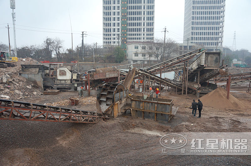 建筑垃圾制沙機可以破碎各種廢磚頭廢棄混凝土等材料